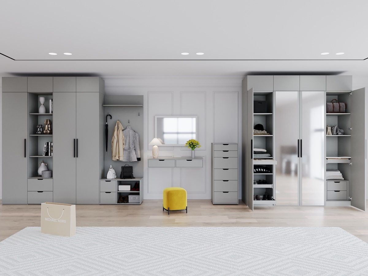 Антресоль Даллас ,двухдверный ,Дуб Кастелло  
